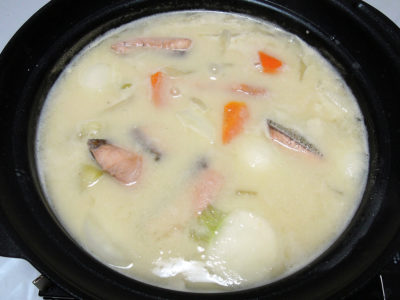 鮭の粕鍋