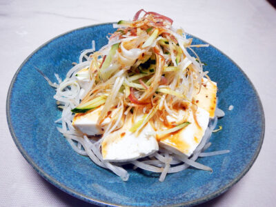 豆腐サラダ