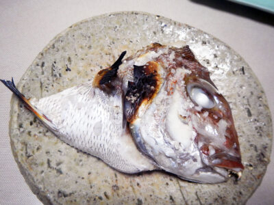 真鯛のかぶと焼き＋海の精　ほししお