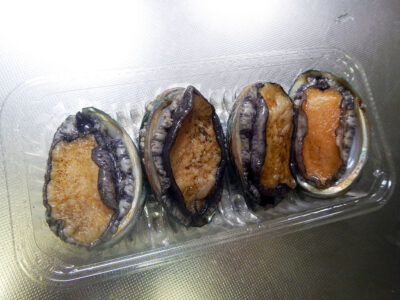まとめ売りで購入した韓国産あわび（生・刺身用）