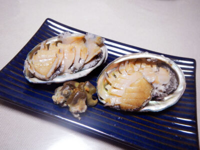 あわびの刺身